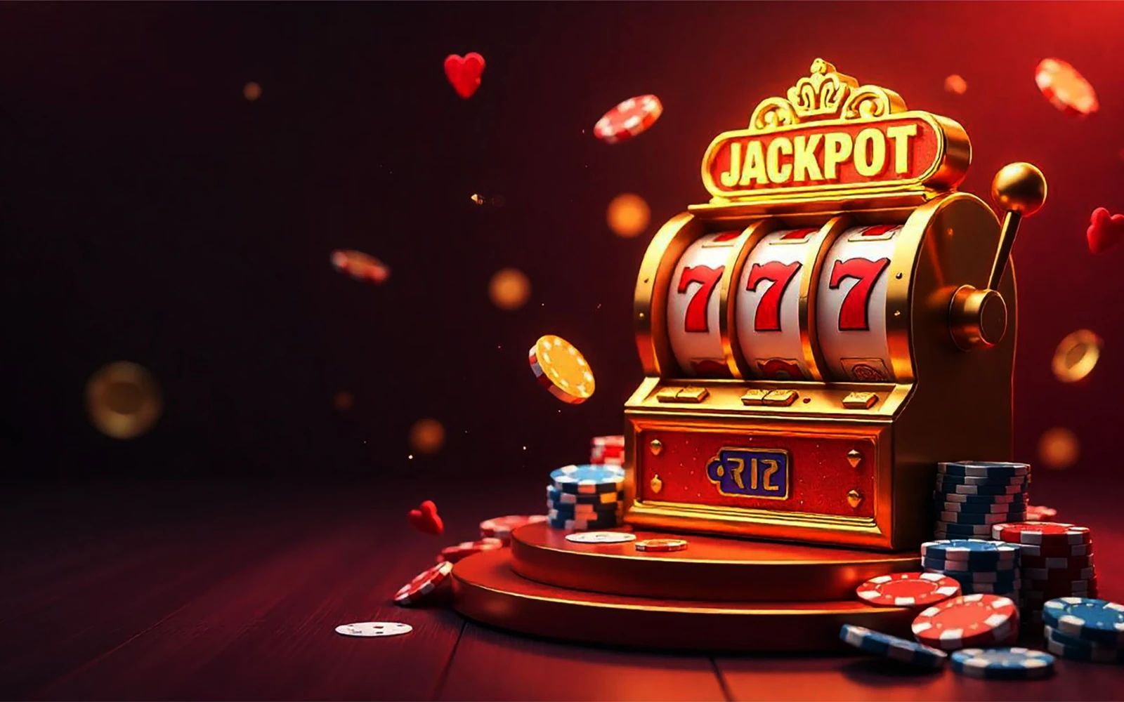 Antarmuka video slot mobile dengan reel dan elemen fitur permainan
